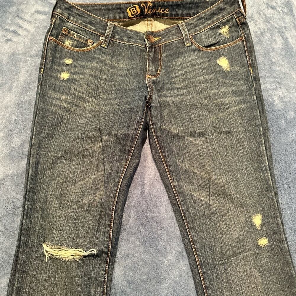 Vintage Bullhead Indigo Boyfriend Jeans - Thumbnail 3