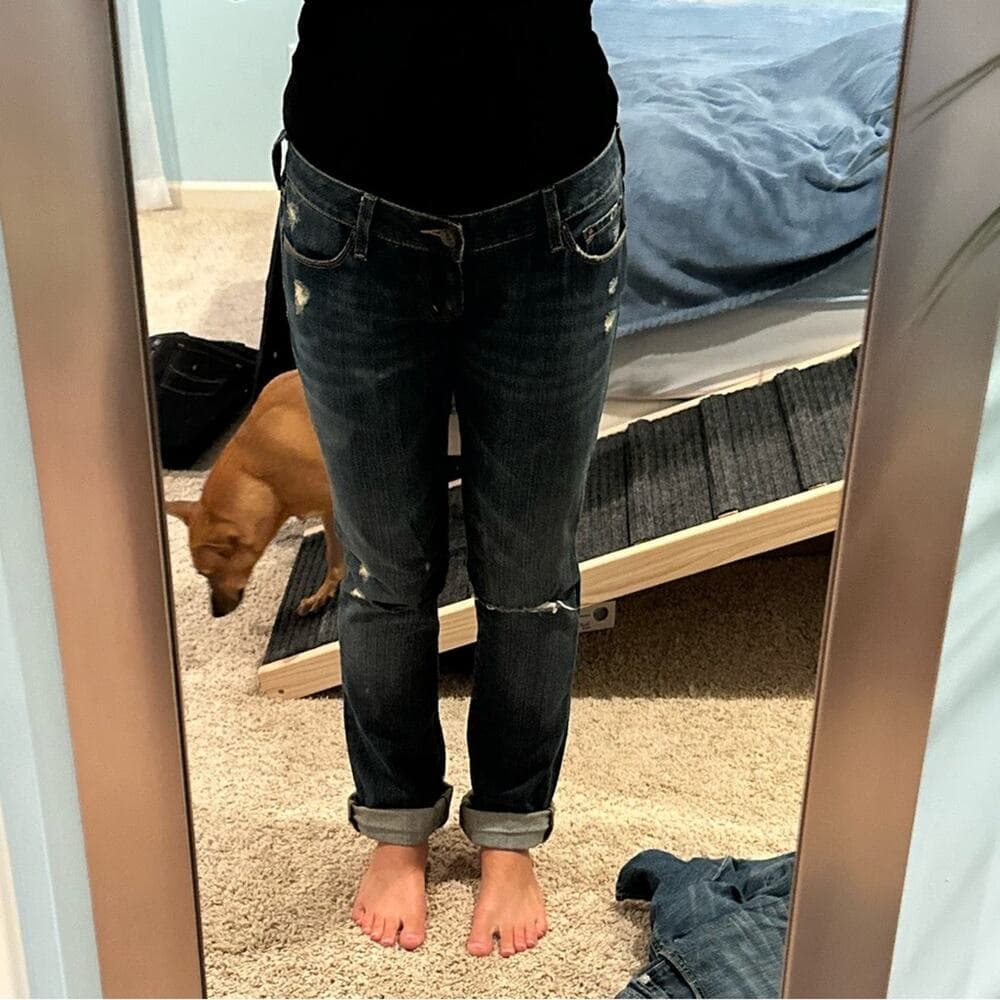 Vintage Bullhead Indigo Boyfriend Jeans - Thumbnail 7