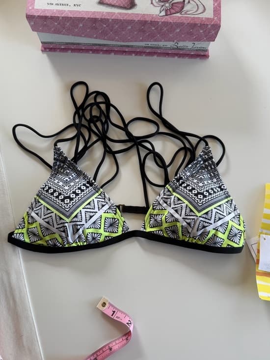 Vintage Strappy Neon Rip Curl Bikini Top — Rare - Thumbnail 7