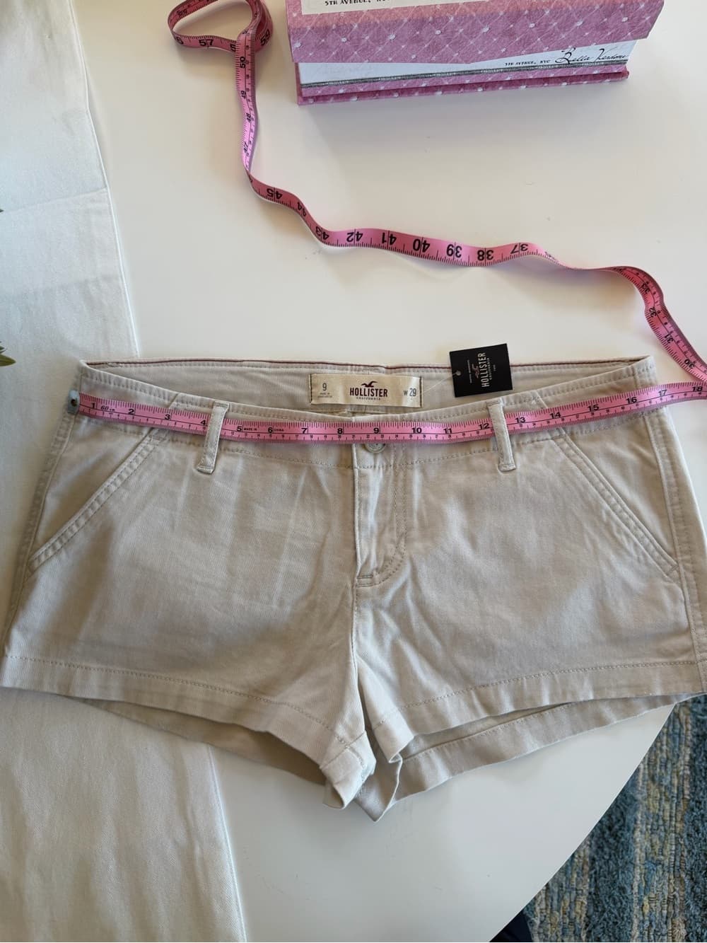 Vintage Low Rise Cotton Shorts