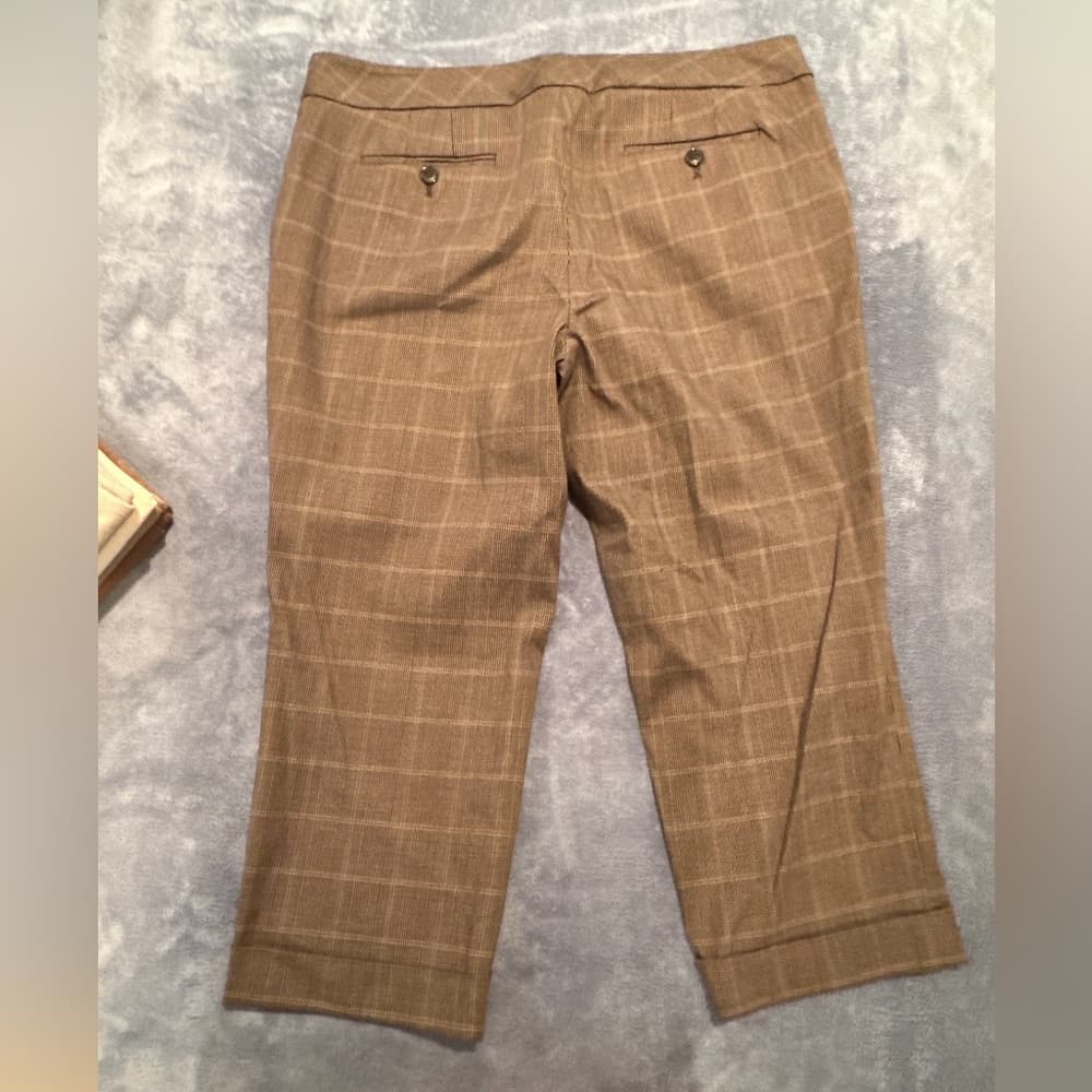 NWOT Ann Taylor LOFT Plaid Dress Pants - Thumbnail 3