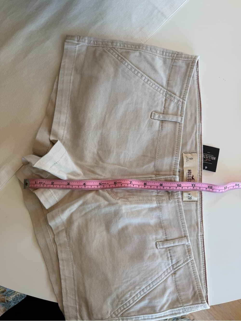 Vintage Low Rise Cotton Shorts - Thumbnail 4