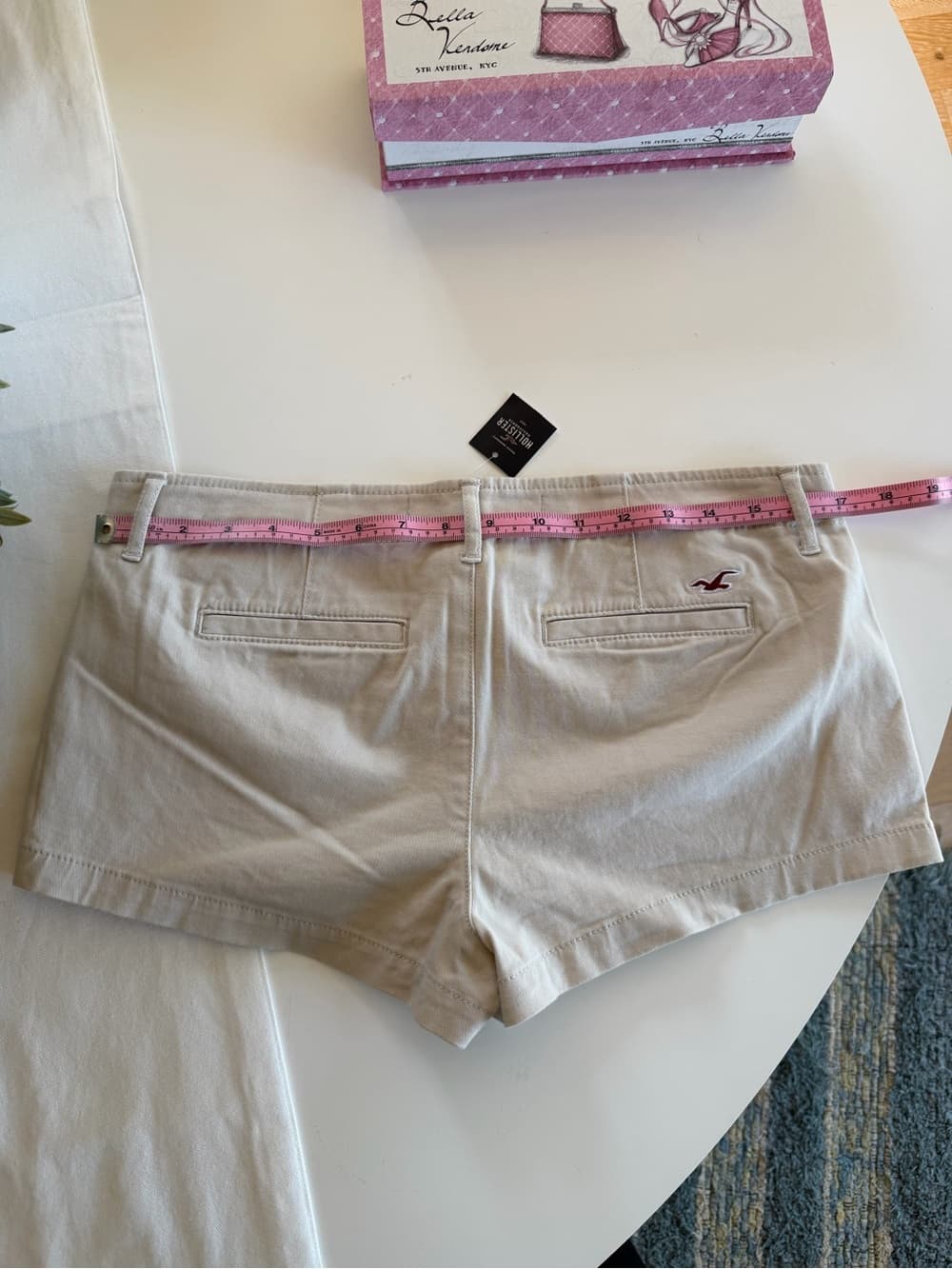 Vintage Low Rise Cotton Shorts - Thumbnail 2