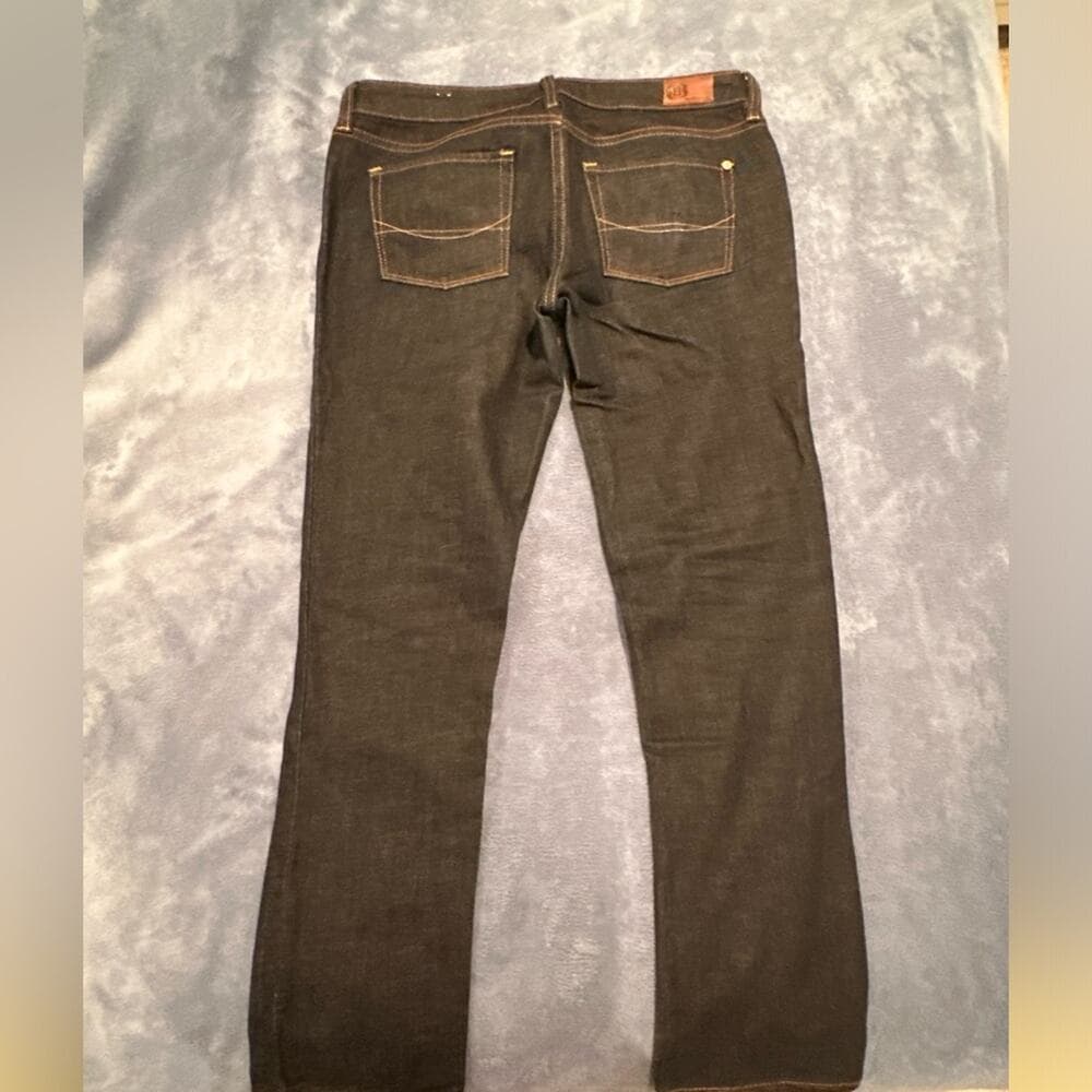 Vintage Bullhead Black Straight Leg Jeans 7 Short - Thumbnail 5