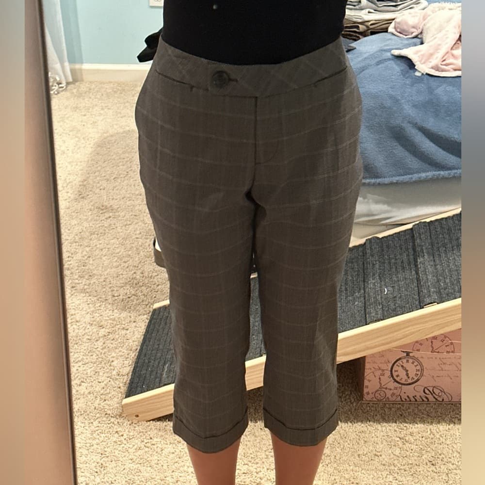 NWOT Ann Taylor LOFT Plaid Dress Pants - Thumbnail 4