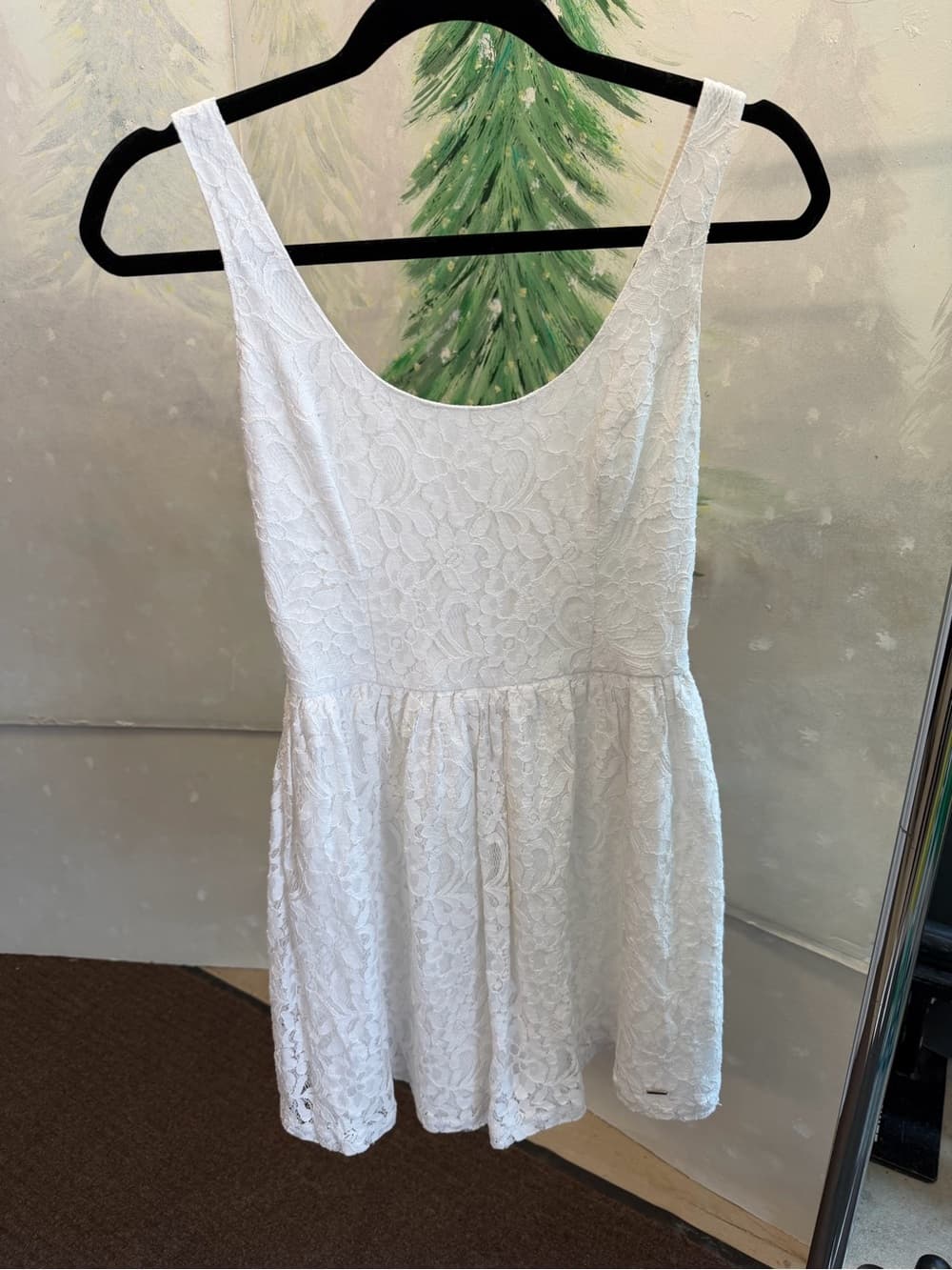 Gorgeous White Lace Dress - Thumbnail 4