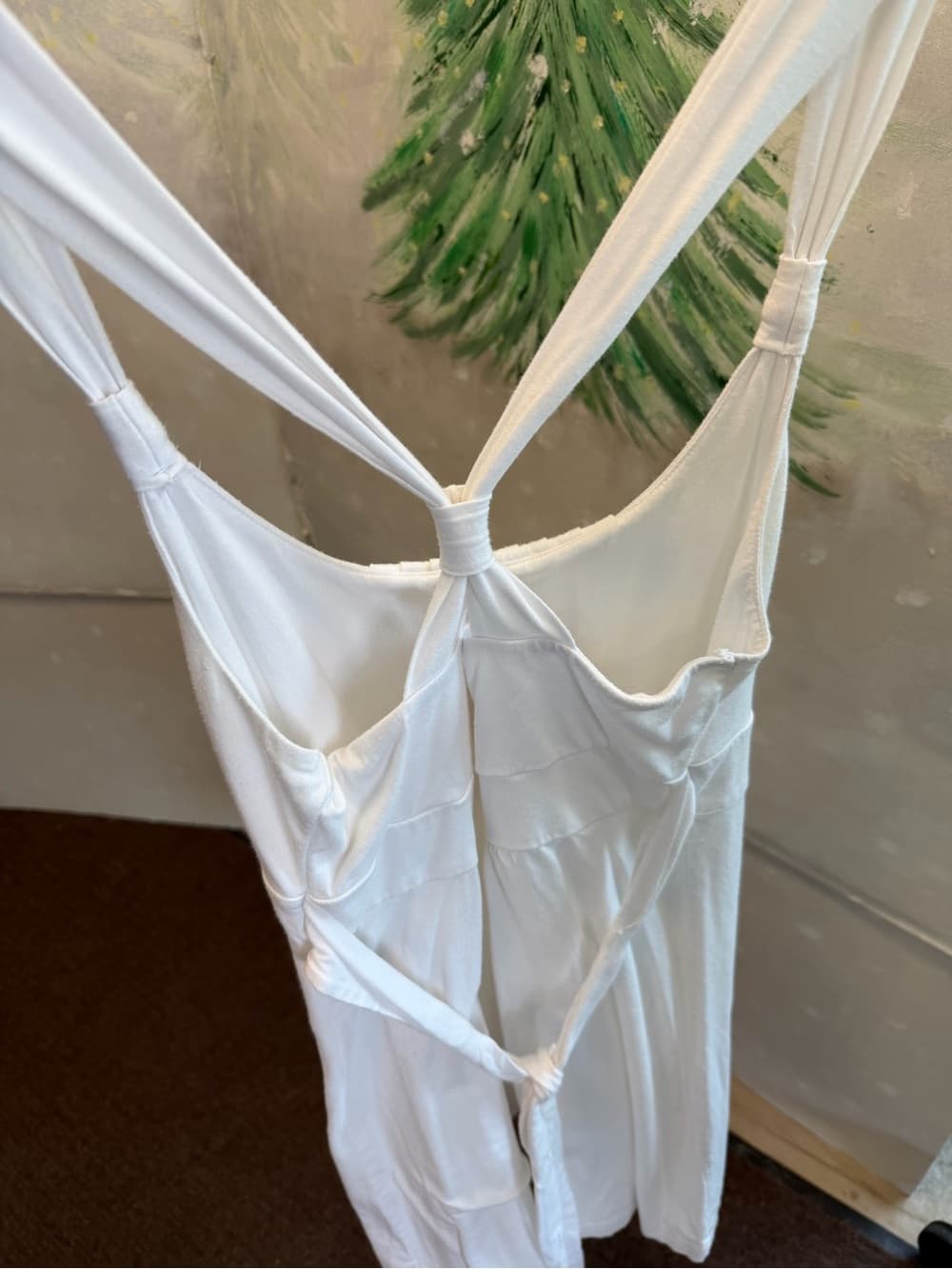 Timeless White Cross-Strap Sundress - Thumbnail 4