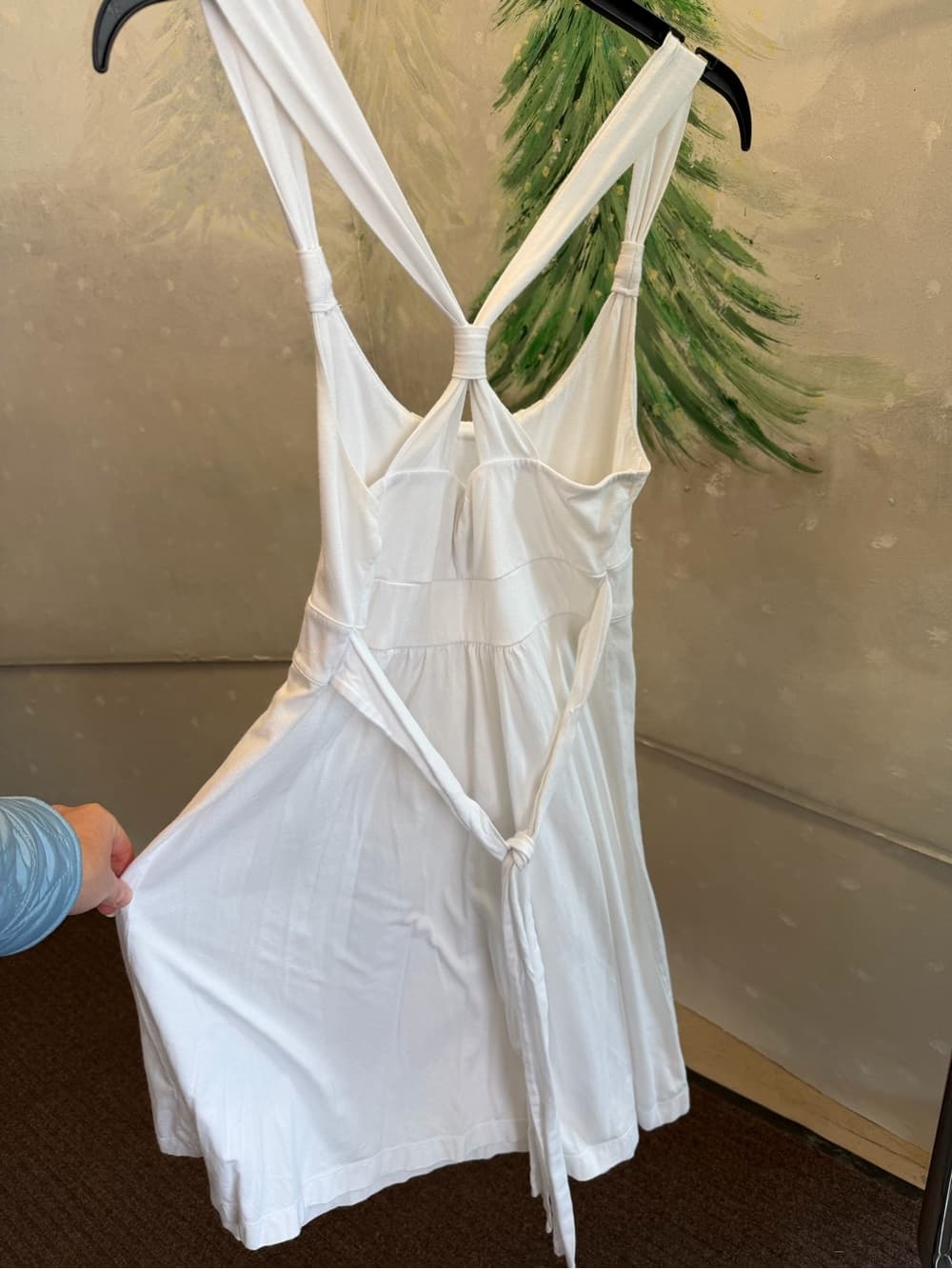Timeless White Cross-Strap Sundress - Thumbnail 3