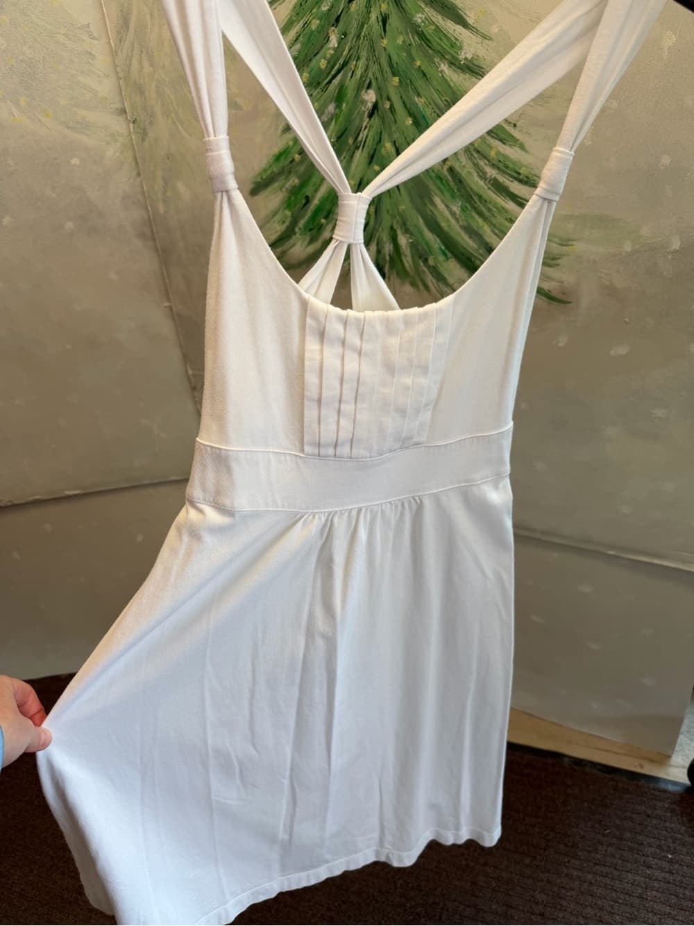 Timeless White Cross-Strap Sundress - Thumbnail 5