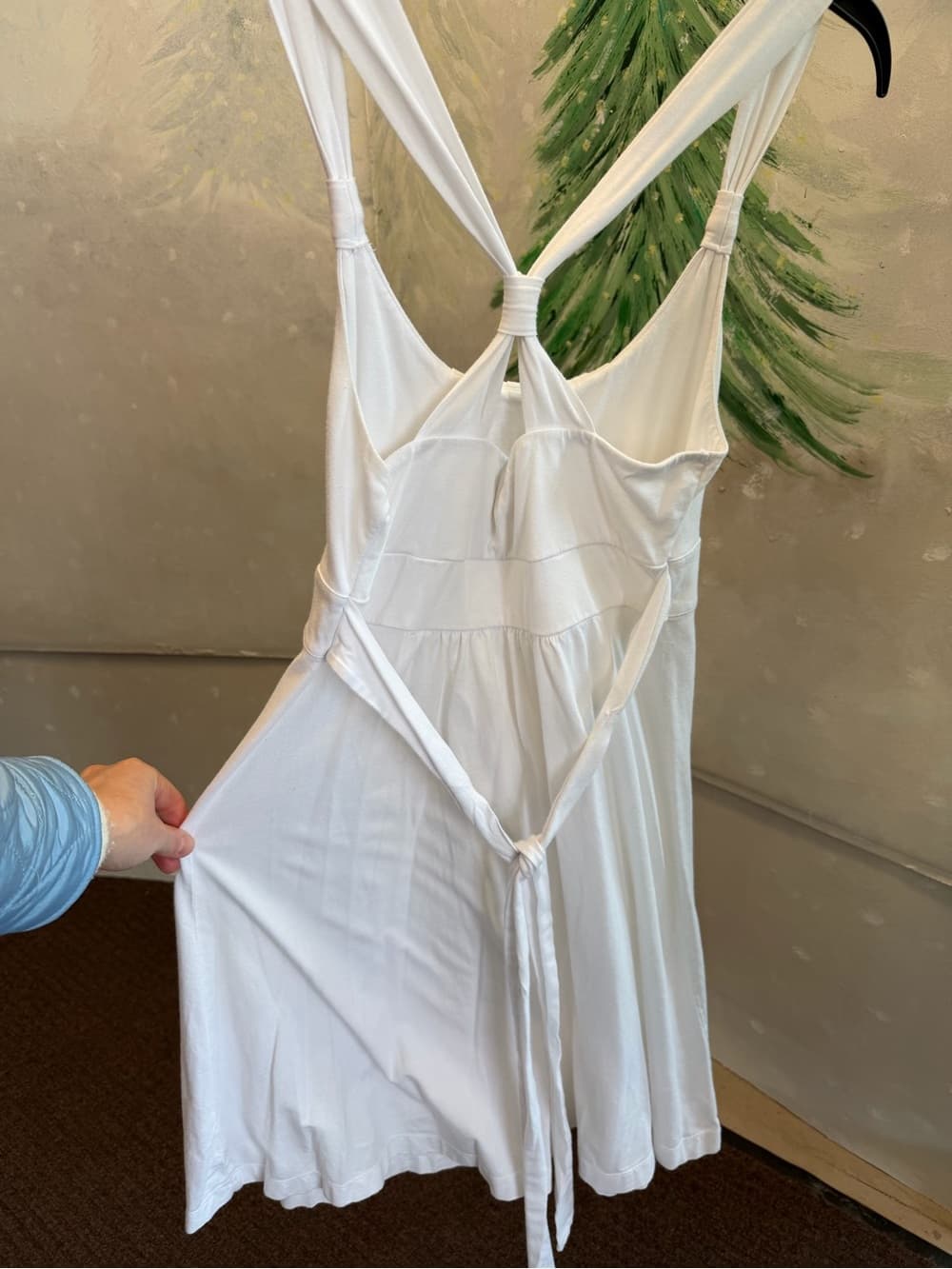 Timeless White Cross-Strap Sundress - Thumbnail 2