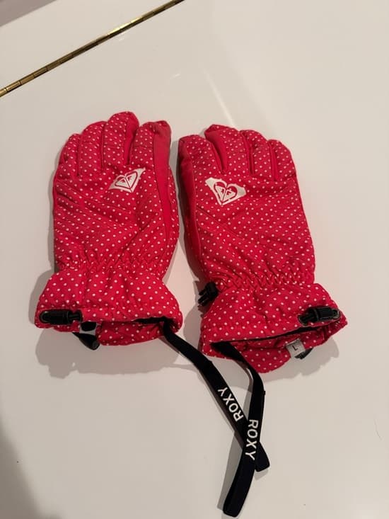 Vintage Barbie Pink Roxy Polka Dot Gloves - Thumbnail 5