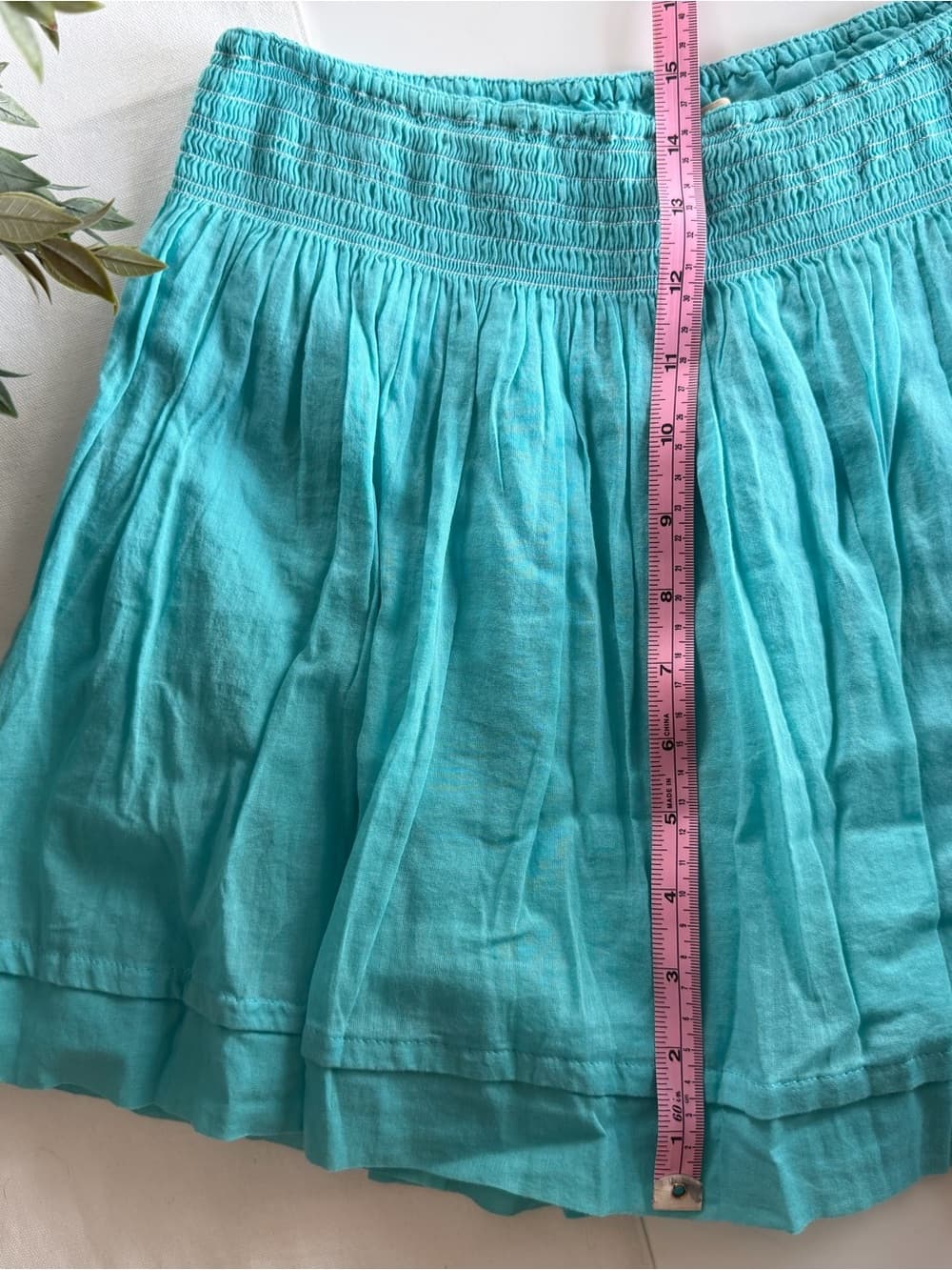 Vintage Turquoise Skater Skirt - Thumbnail 2