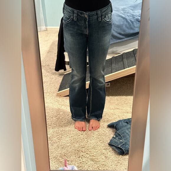 Vintage Silver Jeans - Thumbnail 9