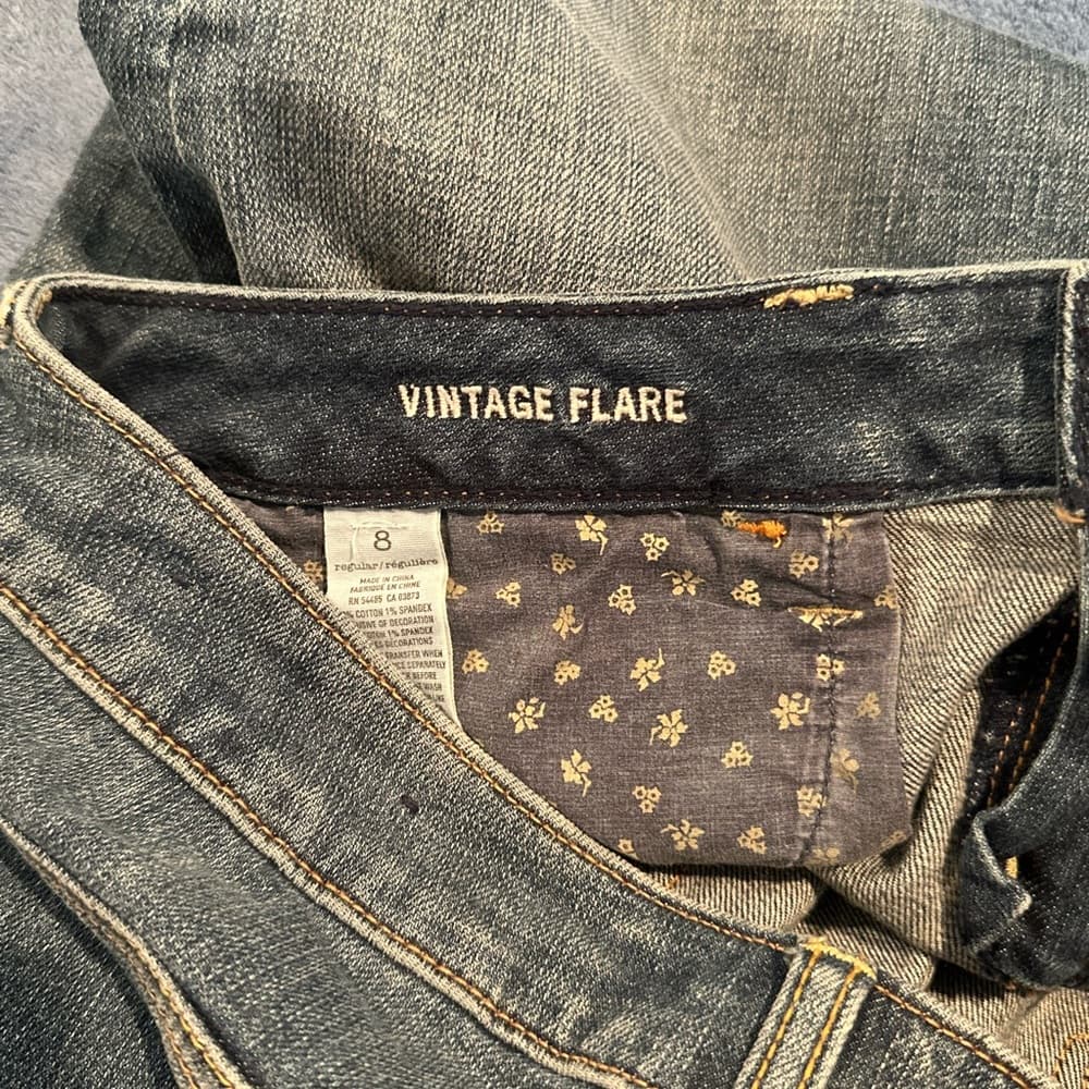 Vintage American Eagle Cropped Denim Jeans - Thumbnail 6