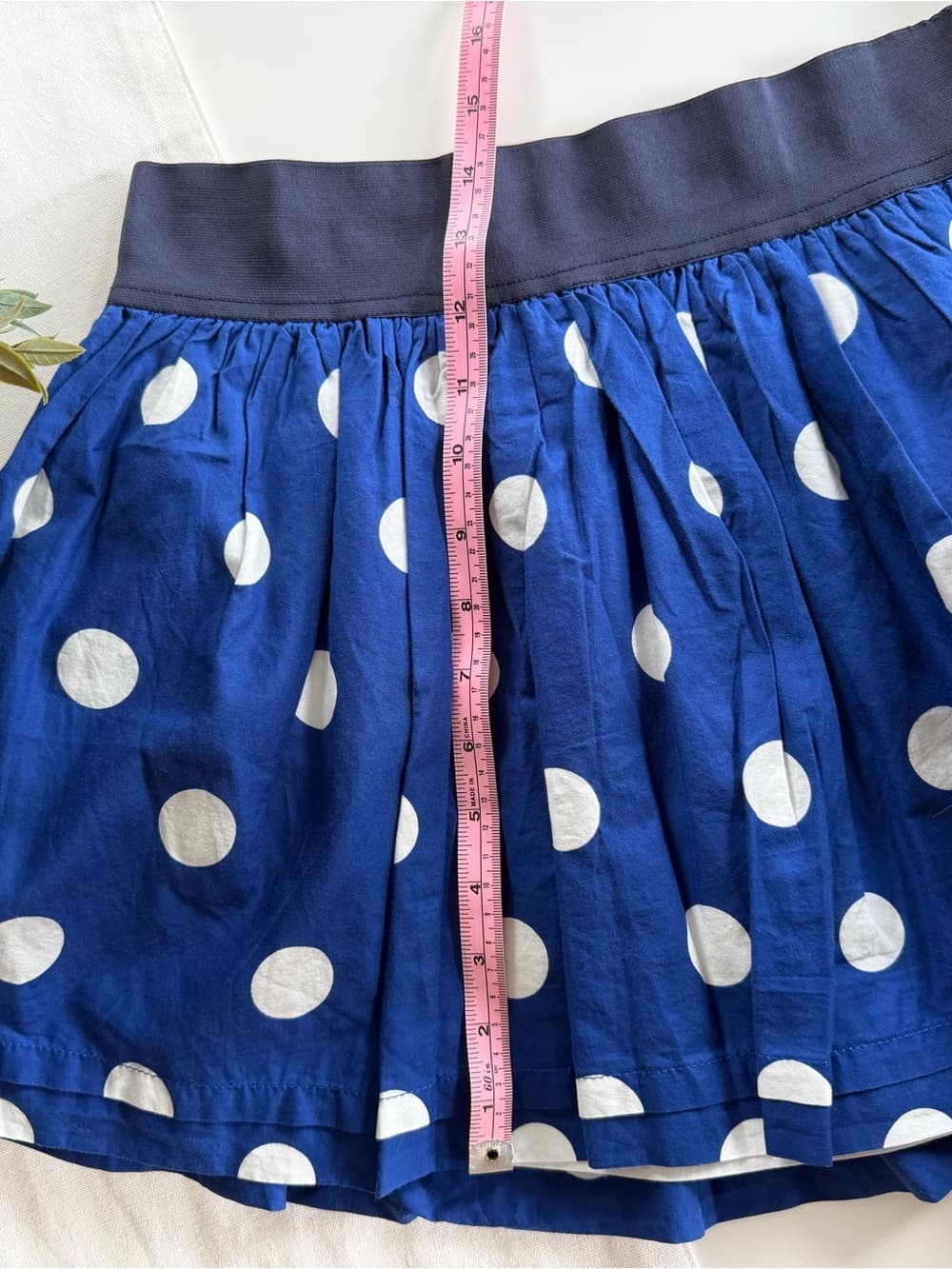 Vintage Blue Polka Dot Circle Skirt - Thumbnail 2