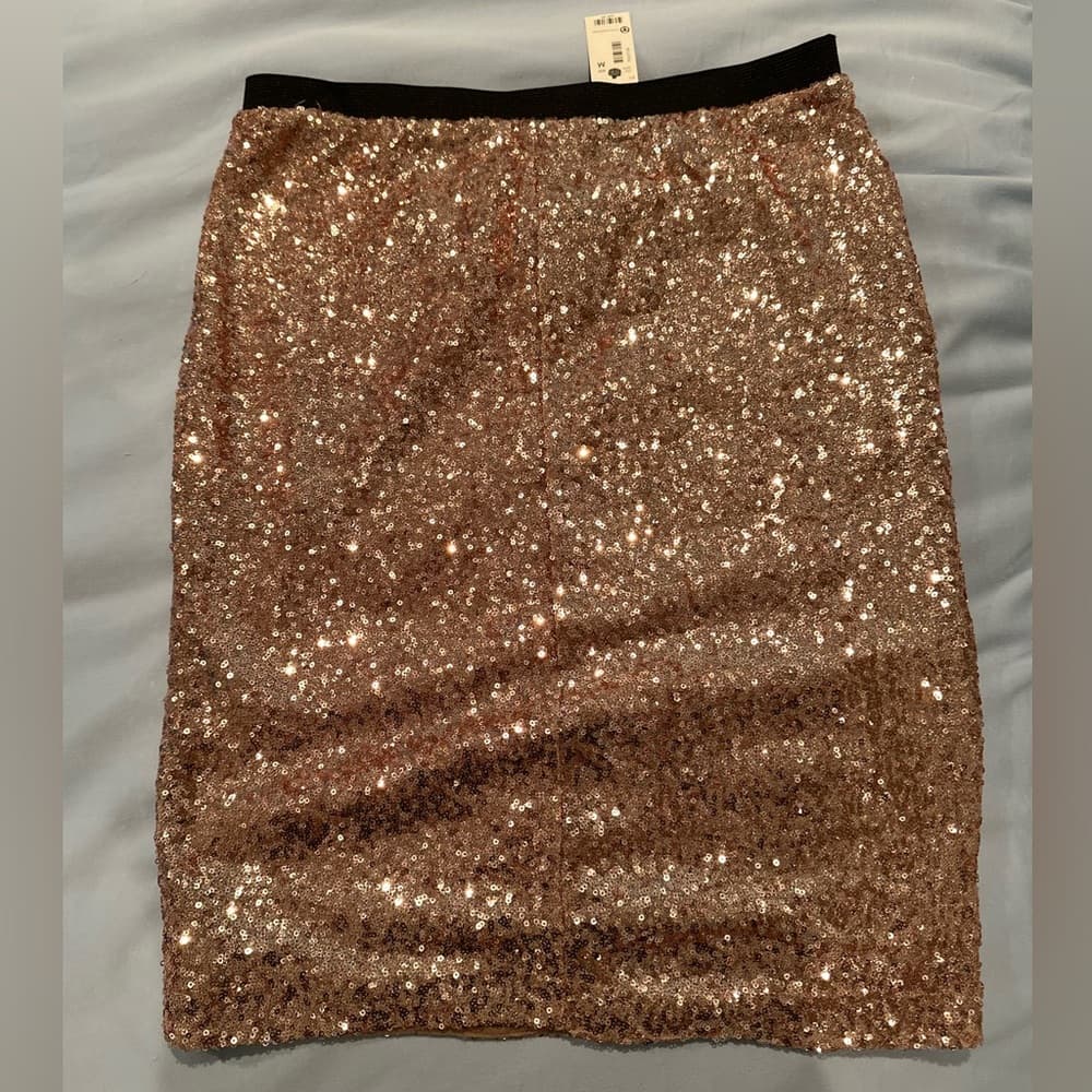 Vintage Sparkle Pencil Skirt - Thumbnail 3