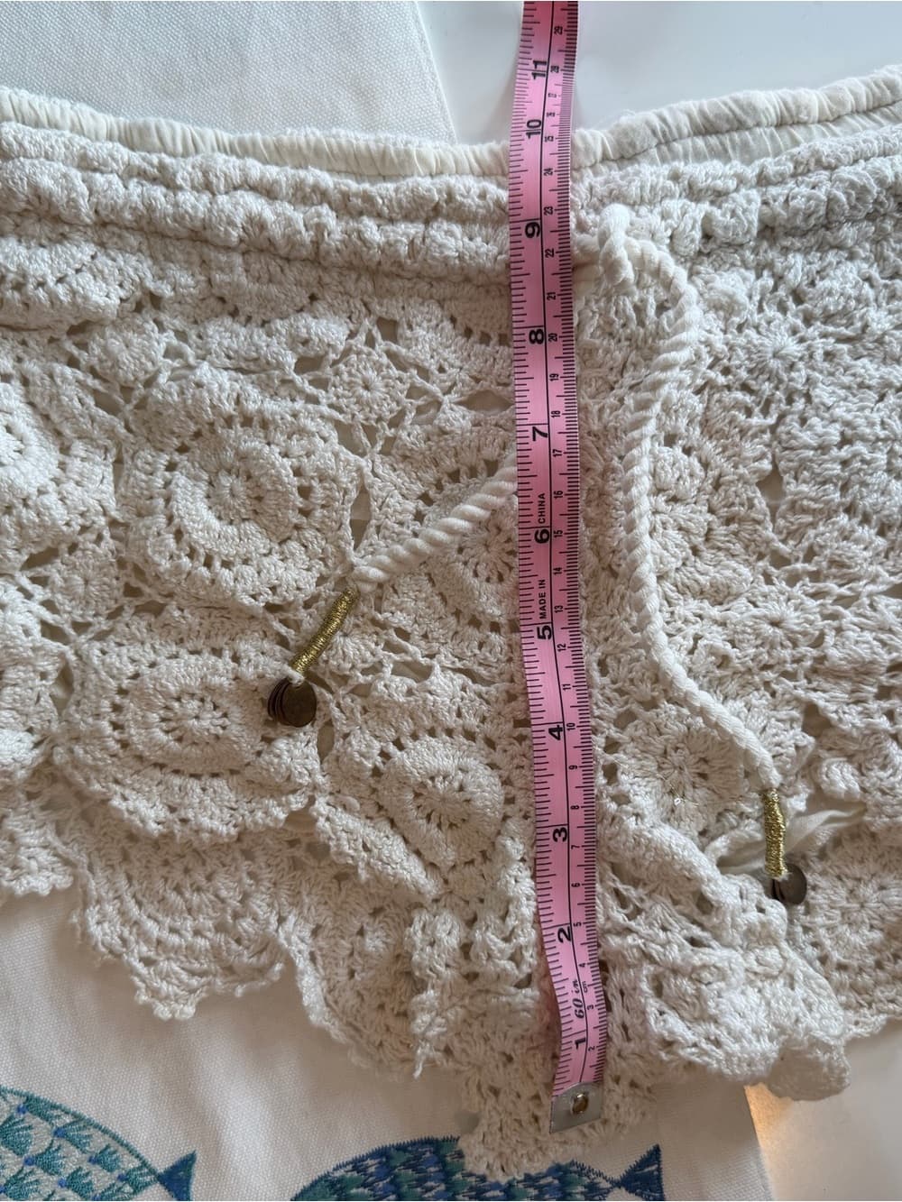 Vintage Crochet Lace Shorts - Thumbnail 2
