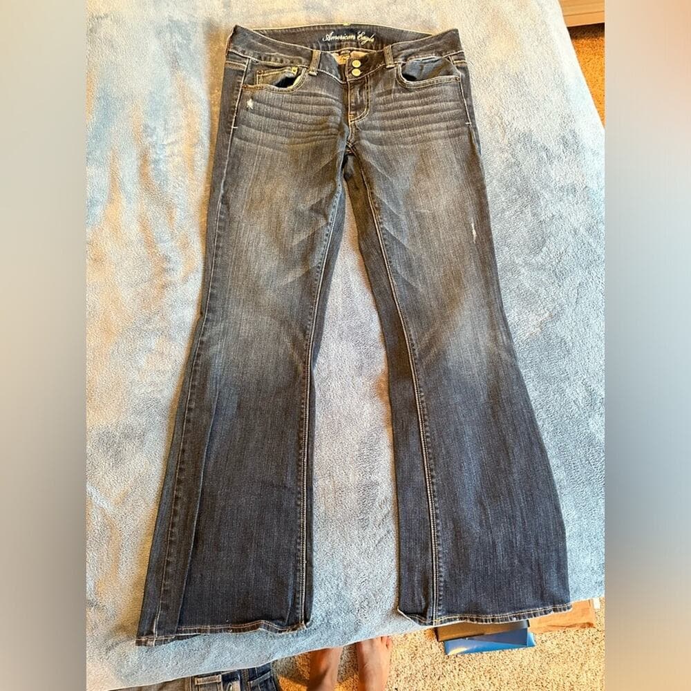 Vintage AE Women's Bootcut Jeans Size 8 - Thumbnail 2