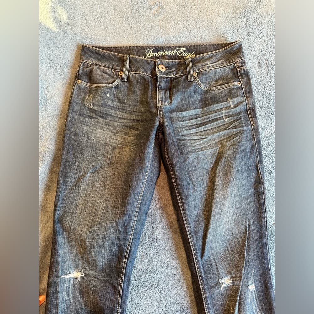 Vintage Women's Straight Leg Jeans - Thumbnail 3