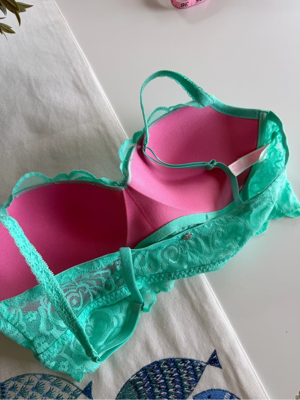 Vintage Lace Longline Bra Top - Thumbnail 3