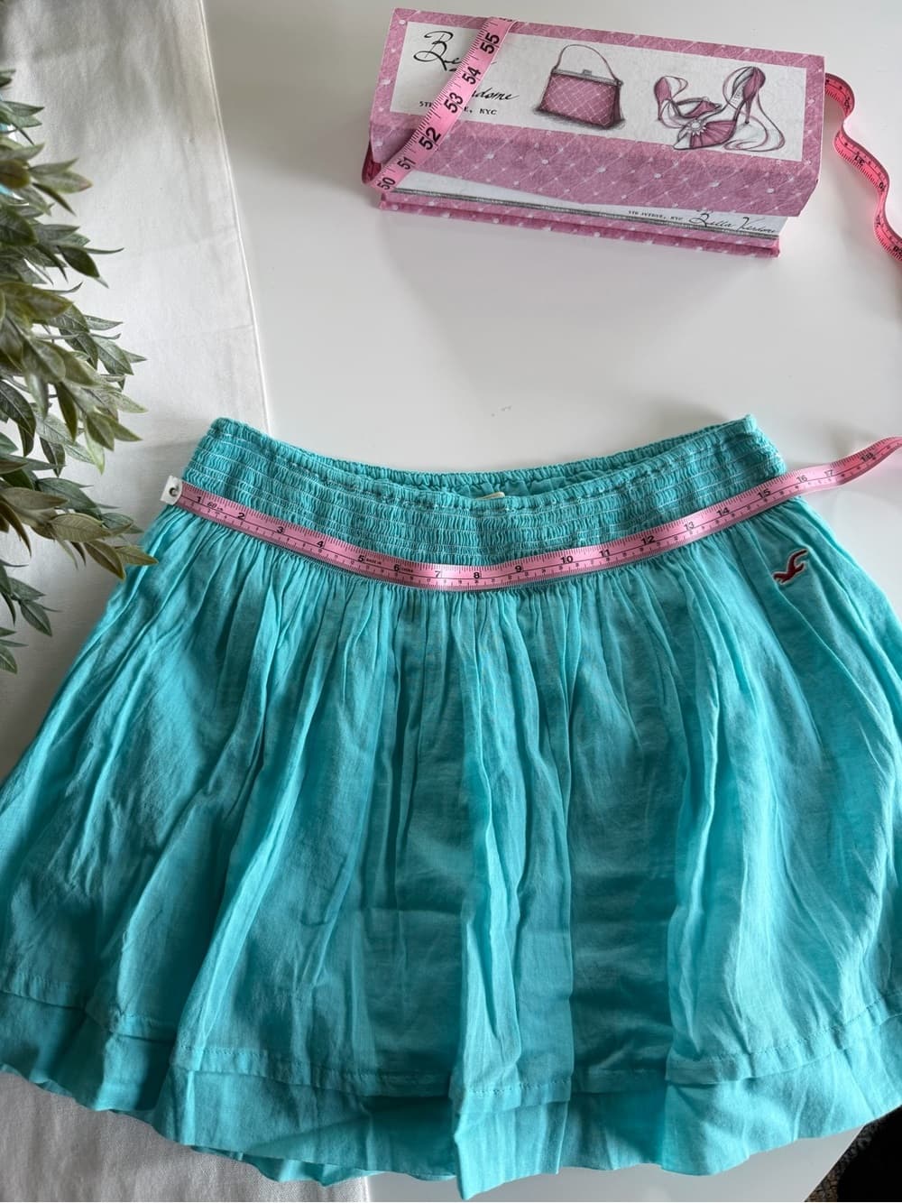 Vintage Turquoise Skater Skirt