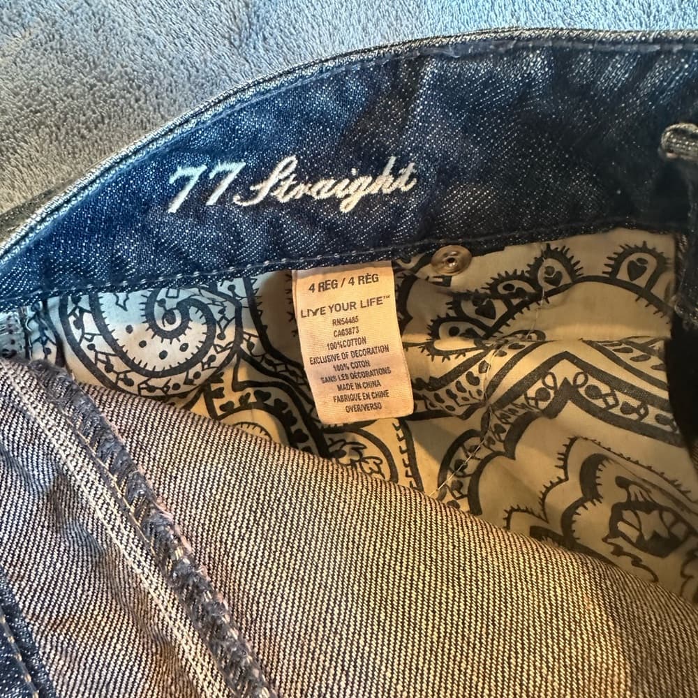 Vintage Women's Straight Leg Jeans - Thumbnail 6