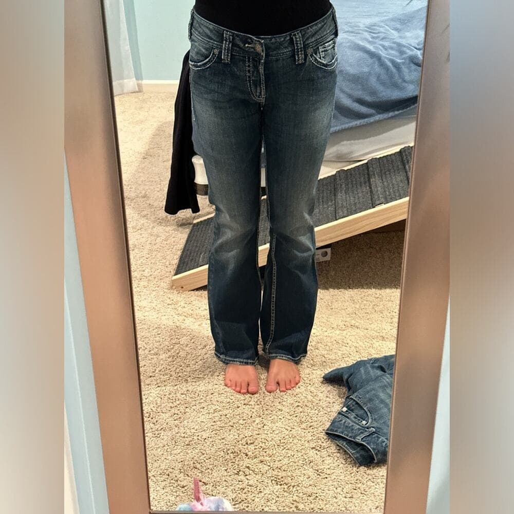 Vintage Silver Jeans - Thumbnail 8