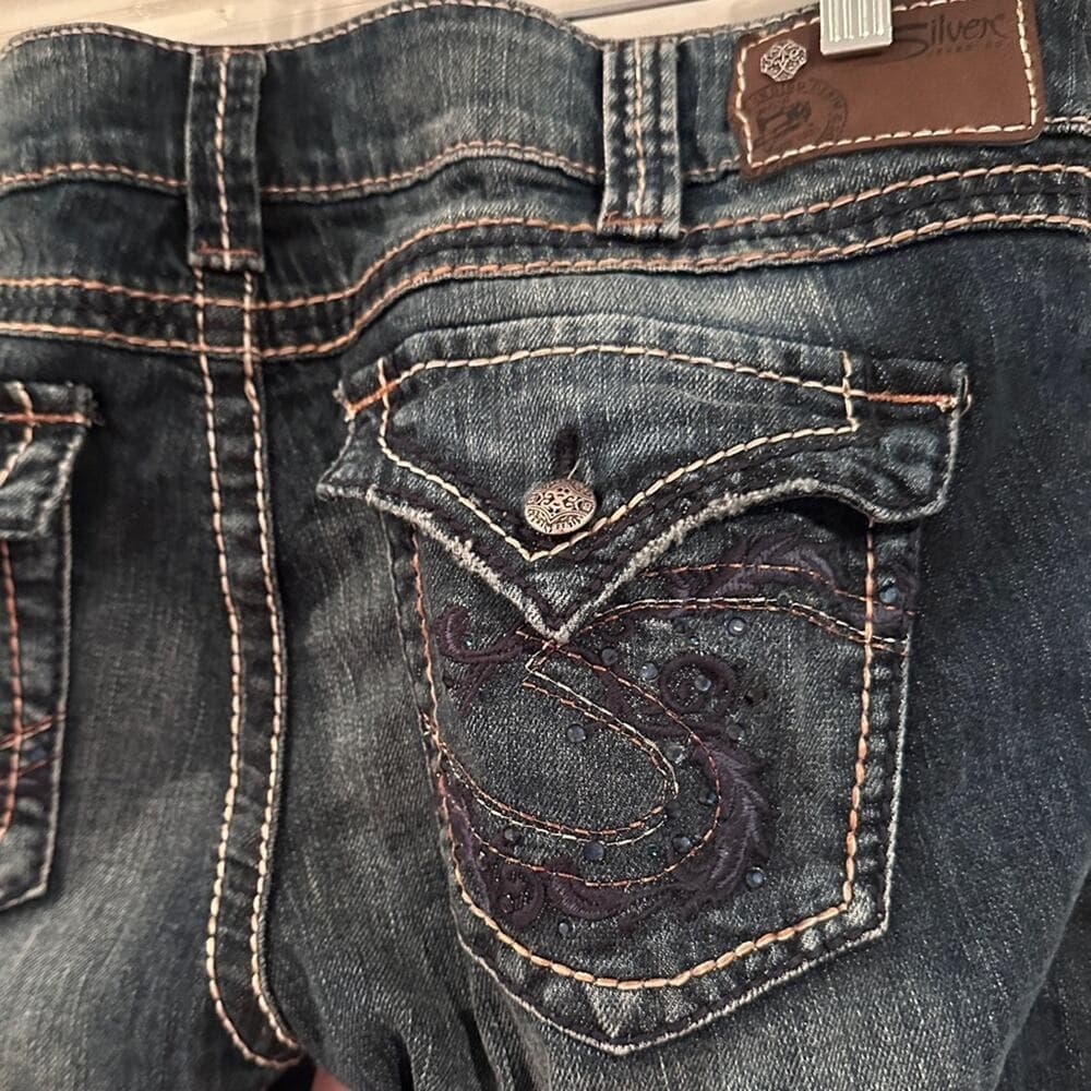 Vintage Silver Jeans - Thumbnail 3