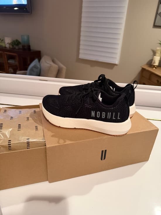 NIB NOBULL Drive Knit 2 Black Size 8 - Thumbnail 5