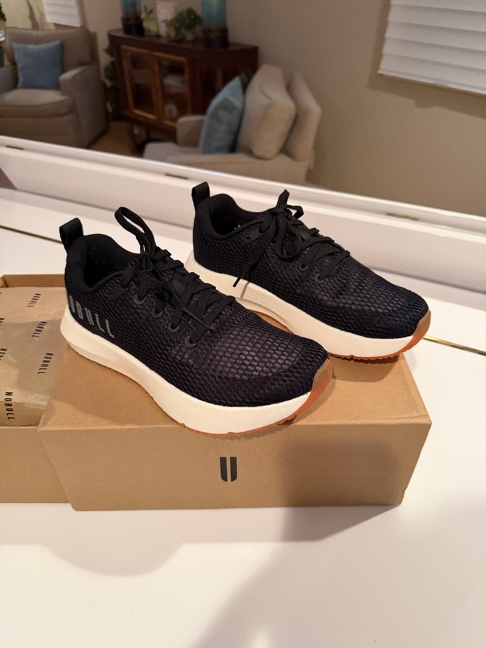 NIB NOBULL Drive Knit 2 Black Size 8 - Thumbnail 3