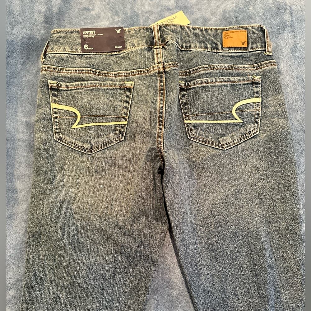 NWT Vintage American Eagle Skinny Flare Jeans - Thumbnail 6