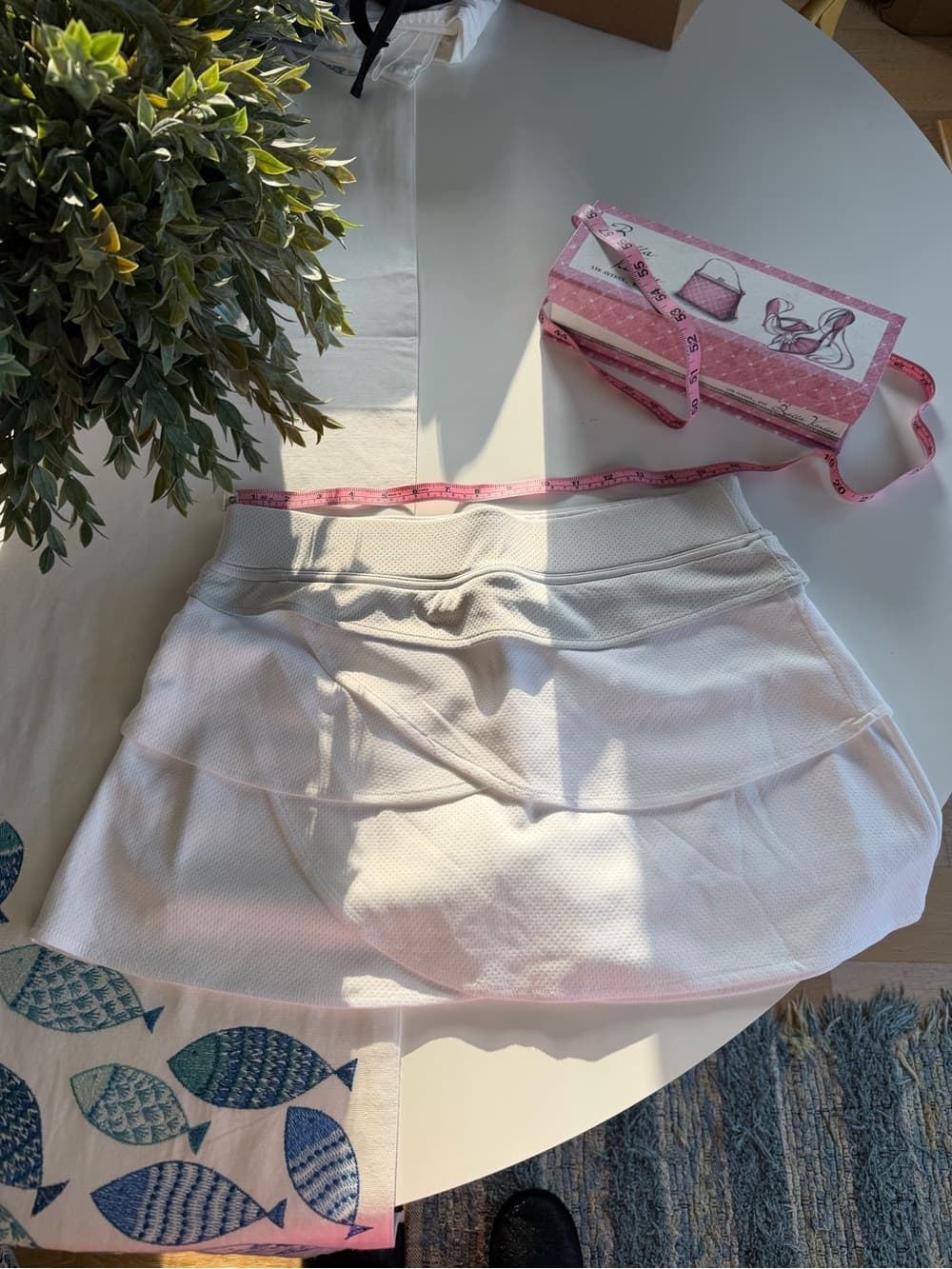 White Layered Tennis Skirt - Thumbnail 3