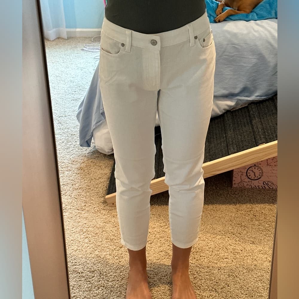 NWT White Talbots Jeans size 6P - Thumbnail 4