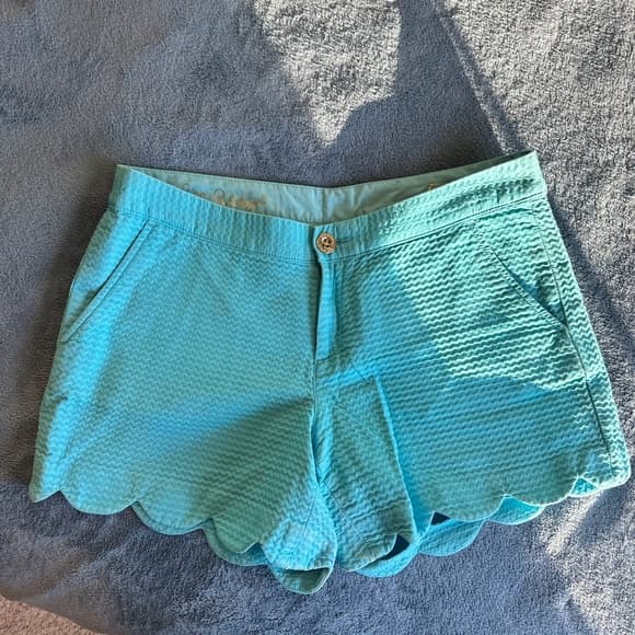 EUC Lilly Pulitzer Scalloped Women Shorts - Thumbnail 6