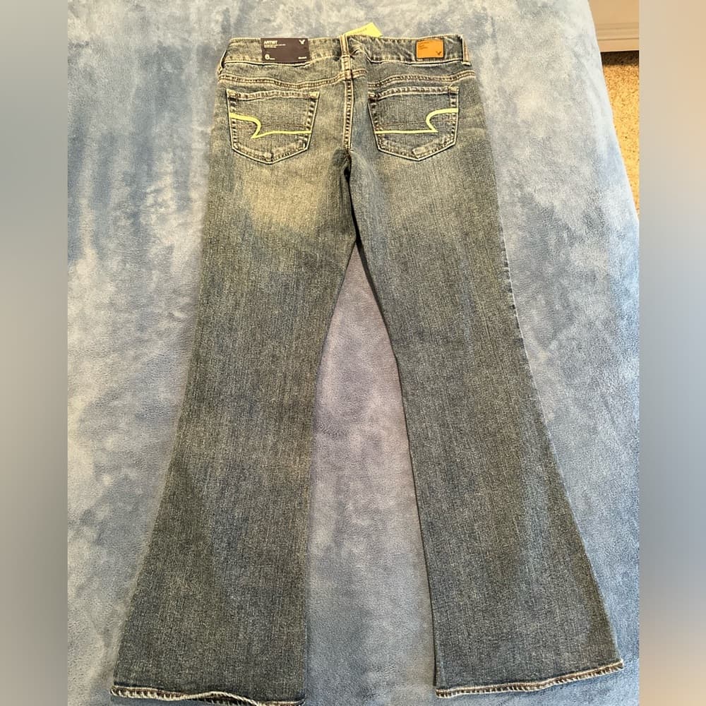 NWT Vintage American Eagle Skinny Flare Jeans - Thumbnail 5