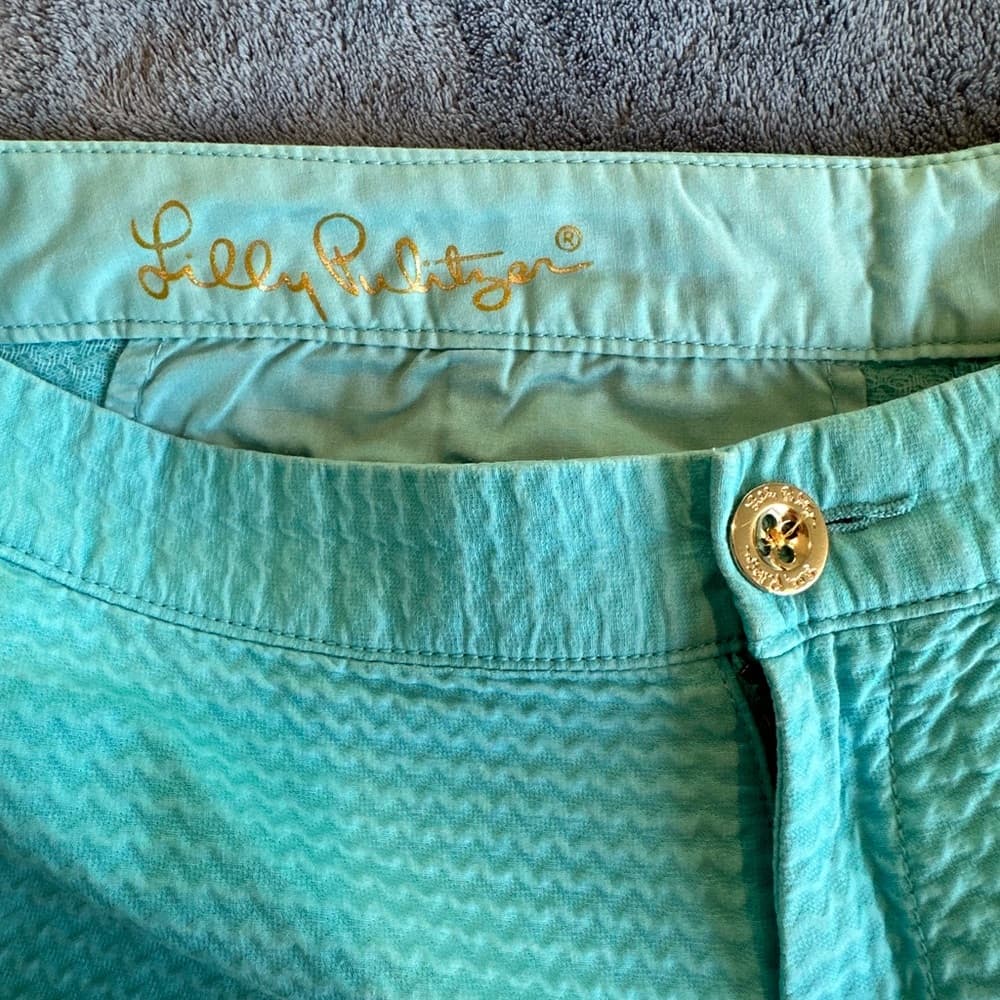 EUC Lilly Pulitzer Scalloped Women Shorts - Thumbnail 4