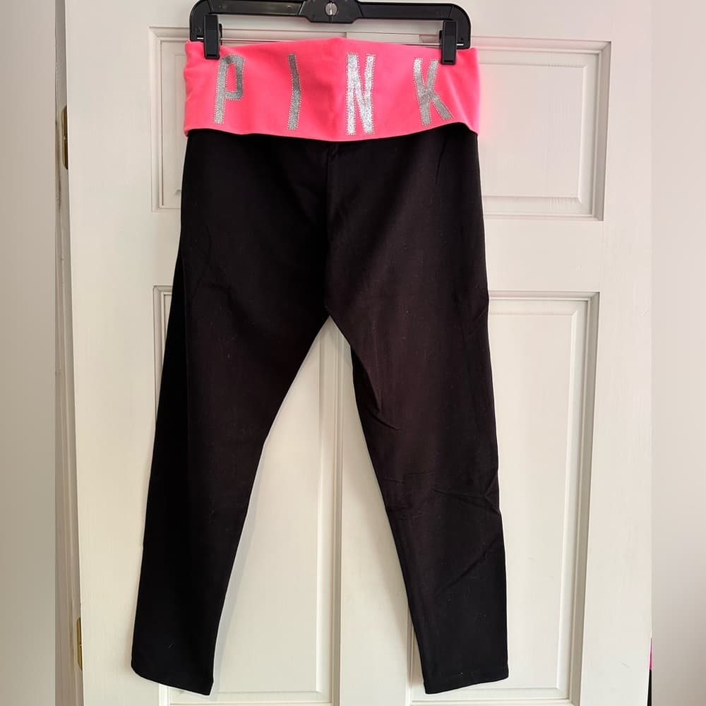 Like New Victoria’s Secret Pink Leggings - Thumbnail 3