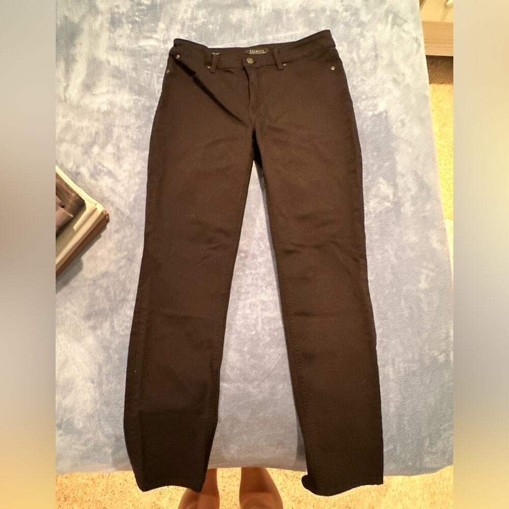 Talbots Black Denim Slim Ankle Jeans Size 4 - Thumbnail 2