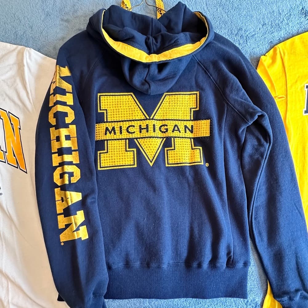 NWT Limited Edition University of Michigan Game Day Hoodie, Small - Thumbnail 2