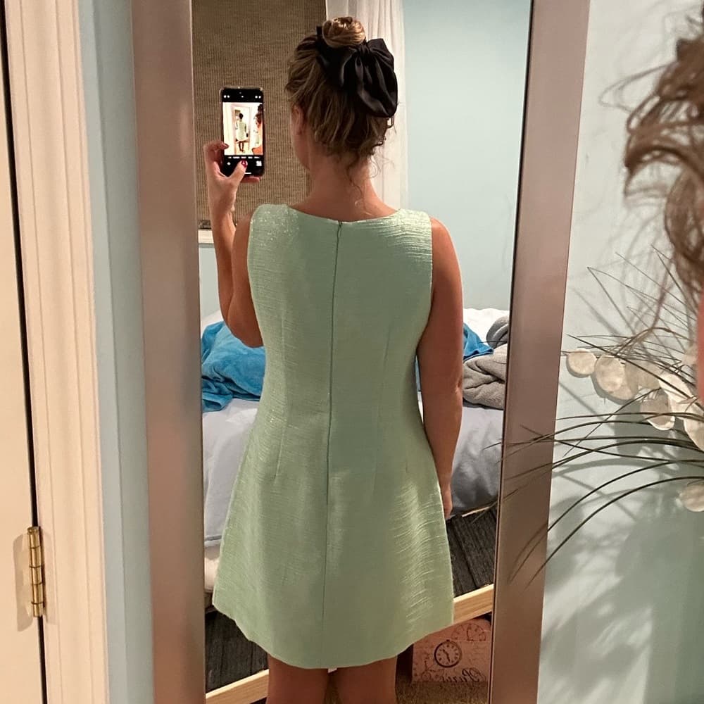 Tinsel Woven Cocktail Dress