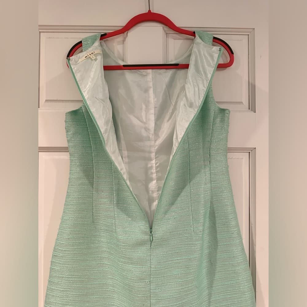 Tinsel Woven Cocktail Dress - Thumbnail 5