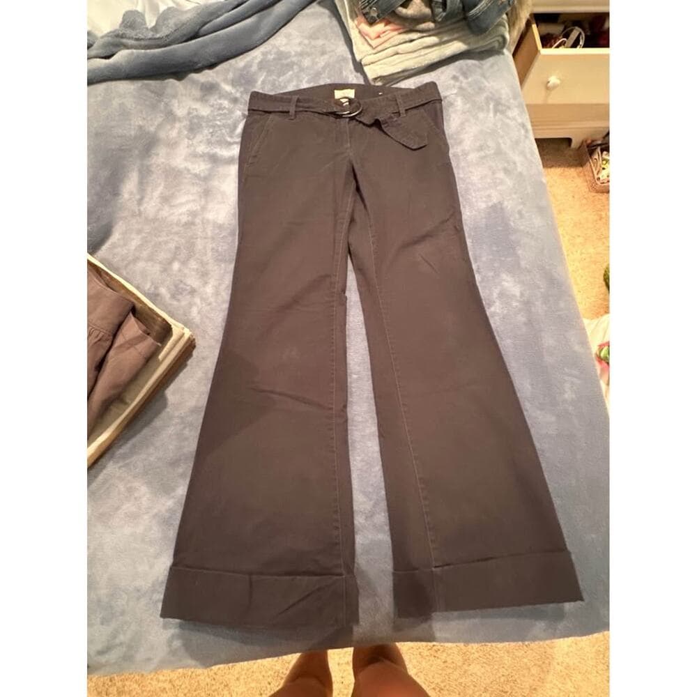Like New Ann Taylor Loft Signature Navy Slacks size 8 - Thumbnail 5