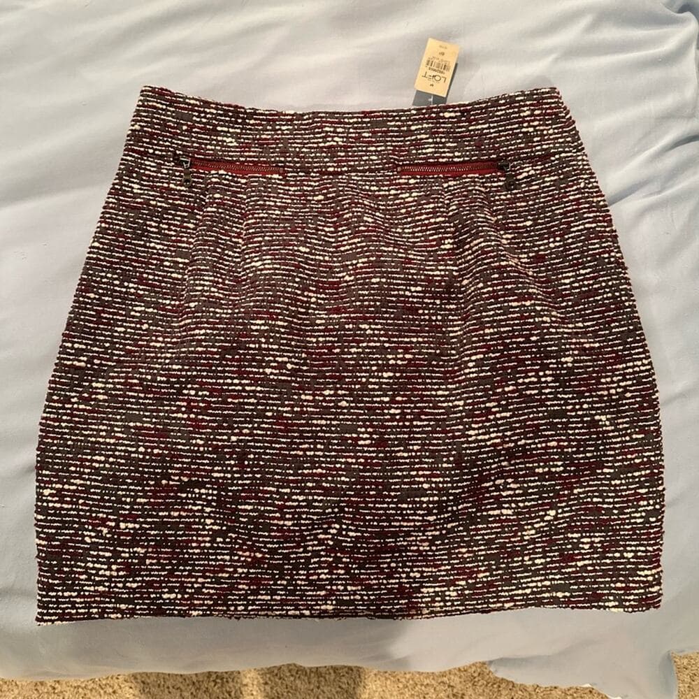 Ann Taylor Loft Tweed Pencil Skirt size 6P - Thumbnail 3