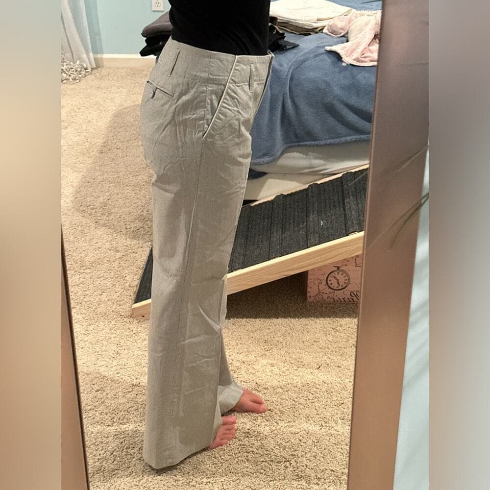 Ann Taylor Loft Pinstripe Trousers size 6 - Thumbnail 2