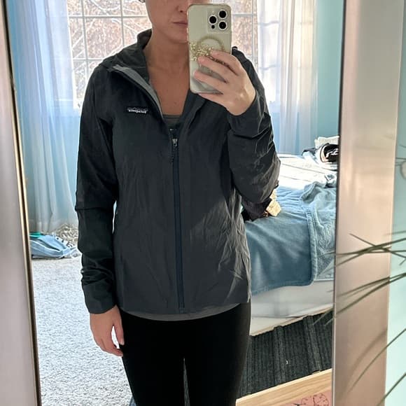 Patagonia Dark Gray Technical Jacket Medium - Thumbnail 7