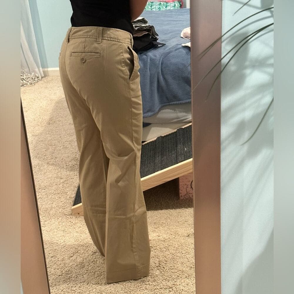 Ann Taylor Loft Signature Khaki Slacks Size 6 - Thumbnail 2