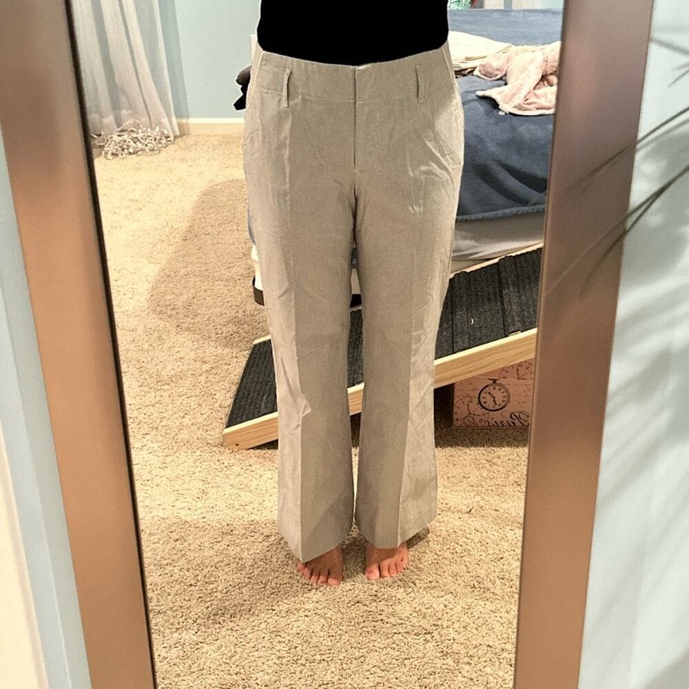 Ann Taylor Loft Pinstripe Trousers size 6 - Thumbnail 6