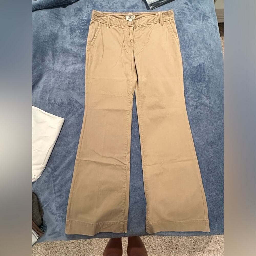 Ann Taylor Loft Signature Khaki Slacks Size 6 - Thumbnail 3