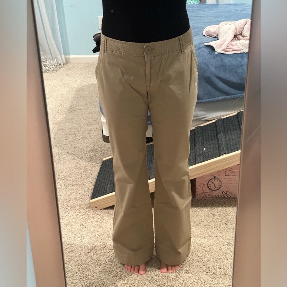 Ann Taylor Loft Signature Khaki Slacks Size 6 - Thumbnail 7