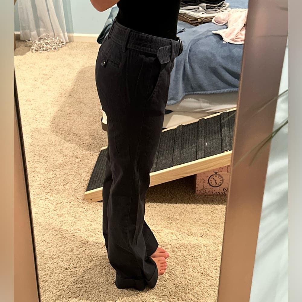 Like New Ann Taylor Loft Navy Slacks - Thumbnail 2